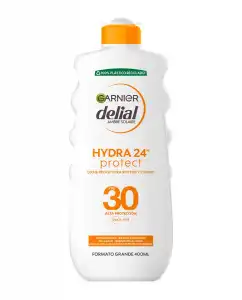 DELIAL - Leche Protectora Rostro Y Cuerpo Hydra 24 Protect FPS 30 400 Ml Garnier