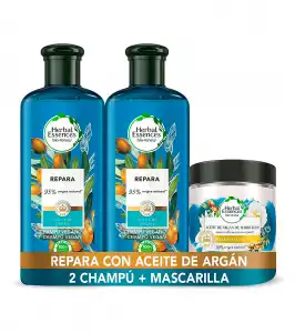 Herbal Essences - *Bio Renew* - Pack Reparación con aceite de argán - Champú + Acondicionador