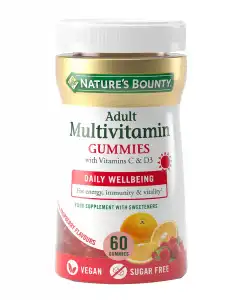 Nature's Bounty - 60 Gummies Multivitamínico Adultos Con Vitaminas B Y D3