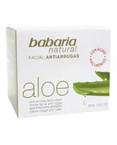 Babaria - Crema Facial Antiarrugas Aloe Natural