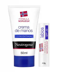 Neutrogena - Pack Crema De Manos + Labial