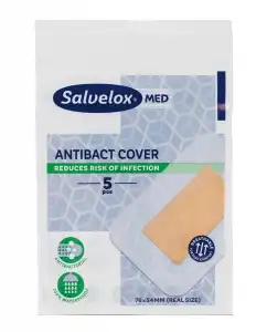 Salvelox - Apósito Adhesivo Antibac Cover 76X54
