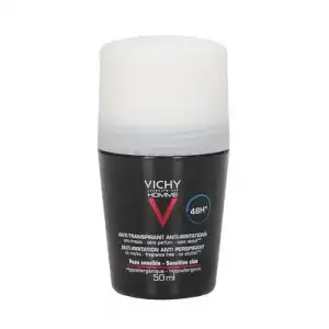 Vichy Homme Desodorante Bola Pieles Sensibles 48H 50 [ES] Milliliter 50.0 ml