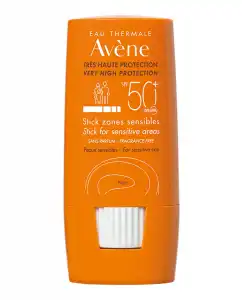 Avène - Stick Protector Solar Zonas Sensibles Spf 50+ 8 G