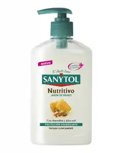 SANYTOL - Jabón De Manos Nutritivo Con Almendras Y Jalea Real