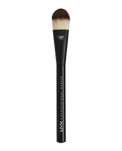 NYX Professional Makeup - Brocha De Maquillaje Fluido Pro Flat Foundation Brush