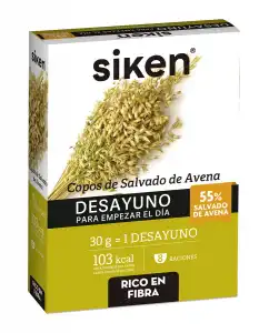Siken® - Desayuno Copos Avena Siken Sustitutivo Plus Colageno 250 G Siken