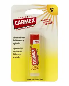 Carmex - Bálsamo Labial Click Stick Clásico SPF 15