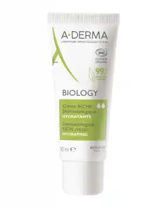 A-derma - Crema Hidratante Rica Dermatológica Hidratante Biology 40 Ml