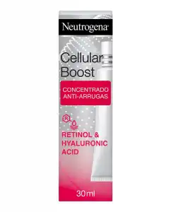 Neutrogena - Concentrado Antiarrugas Intensivo Cellular Boost Antiedad Con Ácido Hialurónico Y Retinol 30 Ml