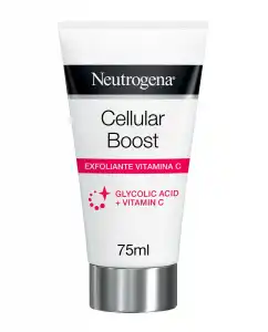 Neutrogena - Exfoliante Facial Con Vitamina C Y ácido Glicólico Cellular Boost Todos Tipos De Piel 75 Ml